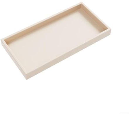 Rutschfestes Silikon-Badezimmer-Tablett, unverzichtbarer Aufbewahrungs-Organizer für Shampoo und Schwämme (Weiß, 20 x 10 cm)