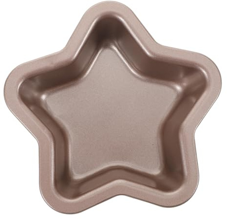 Hoement Stampo per Torta in Acciaio al e Ptfe Antiaderente Forma di Stella 10cm per Dolci e in Cucina e Ristoranti