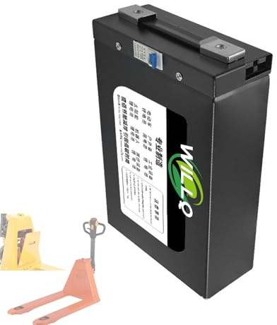 WILLQ Batterie Lithium 48 V 10 Ah 15 Ah 30 Ah 24 V 25 Ah pour transpalette électrique avec BMS intégré pour pièces de Rechange de Chariot élévateur,A,24V25AH