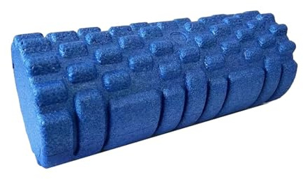 Skumrulle Skumrulle för träning 33 cm, Yoga EPP massagerulle, hög densitet kroppsmassager, övningar muskelterapi, hemmagym (blå)