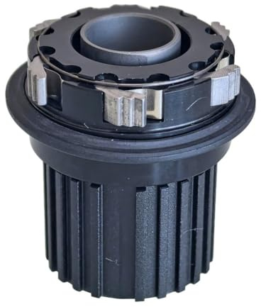 Lawnoval Corps de moyeu libre à 6 griffes pour axe traversant de 15 mm, compatible avec roue libre MicroSpline 12 vitesses, alliage d'aluminium 7075, noir