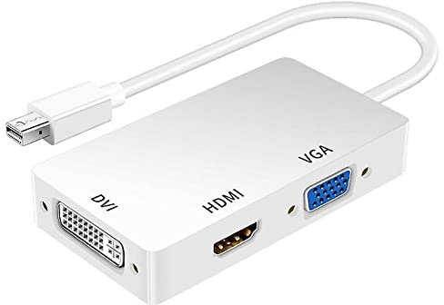 Mini DP hane till HDMI DVI VGA hona adapter omvandlare – 1 st