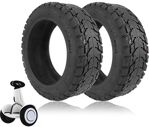 RidTianTek 11 inch 70/80-6.5 Tubeless Rubber Tire for Segway Ninebot S-Plus Smart Self-Balancing Scooter Accessories, Hoverboard Heavy Duty Tire Explosion-proof Replacement, NOT for Ninebot S (2 PCs)