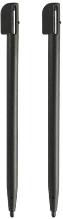 FPC 2 stylets noirs de rechange pour écran tactile Nintendo DS Lite (DSL)