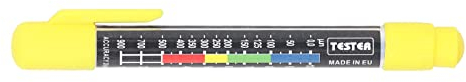 NDNCZDHC Lackdickenmessgerät, IP6X, Wasserdichtes Lackdickenmessgerät, Direkt Verwendbarer Autolack-Teststift Mit Farbanzeigebalken