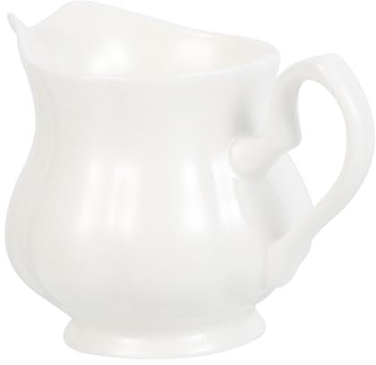 Garneck Contenitore Per Latte in Ceramica Tazza Per Latte Brocca Per Bevande Brocca Per Acqua Contenitore Da Cucina Semplice Manico