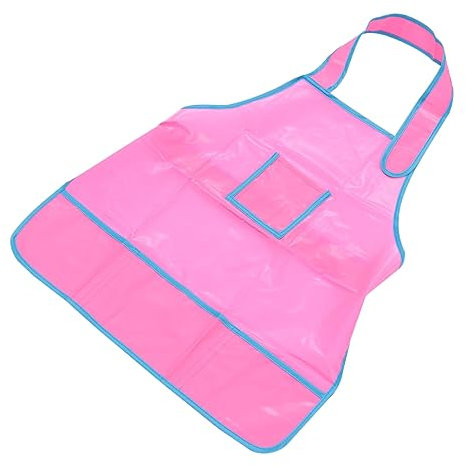 NAMOARLY Malkittel Für Junge Mädchen Malschürze Aus Schmutzabweisendem Material Mit Taschendesign Für Malstifte Leicht Waschbar Leuchtende Farbe Für Zeichenaktivitäten