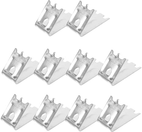 Homoyoyo 10pcs Freezer Shelves Clips for Refrigerator Shelf Support Clips Stainless Steel for Commercial Fridge Easy Install