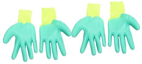 Gatuida 2paare Schutzhandschuhe Aus Gummi Verdickt Bissfest Kratzfest Für Training Haustierfütterungszubehör Haustierbedarf Bequeme Schutzdesignhandschuhe