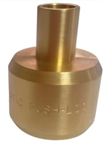 MELIMATIC Lead/Push-LOC Copper Compression Fitting High-Pressure 30 Bar Leak-Proof Connector for Plumbing and Water Systems (25mm MDPE to 15MM Copper MDPE D4003)