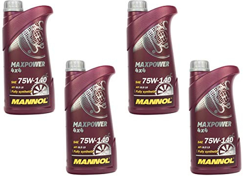 Getriebeöl Getriebe Öl MANNOL Maxpower 4x4 75W-140 API GL 5 LS 4 X 1 Liter
