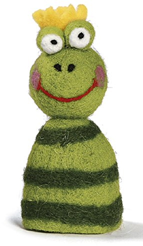 Baden dekorativer niedlicher Eierwärmer Frosch mit Krönchen aus Filz Preis für (1, 16 cm)