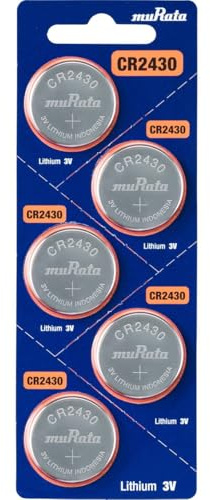 Murata CR2430-BEABAE Knopfzelle CR 2430 Lithium 300mAh 3V 5pcs