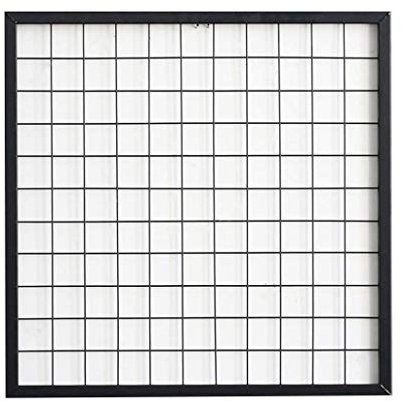 Sywlwxkq Wanddekorationen Design Regal Multifunktion Metallgitter Gitterplatte, Wanddekoration/Foto Wand- / Wandkunst Display & Organizer, Clip Foto Wandbehang Bild Wand Aufbewahrungszube