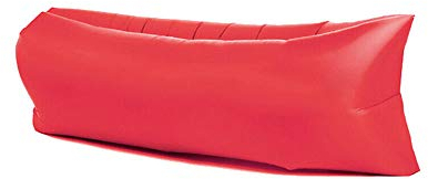 Ailovone Aufblasbares Luftsofa Camping Sofa Tragbares Wasserdichtes Aufblasbarer Luftsofa Selbstaufblasend mit Tragebeutel für Strand Pool Party Park Outdoor (rot)