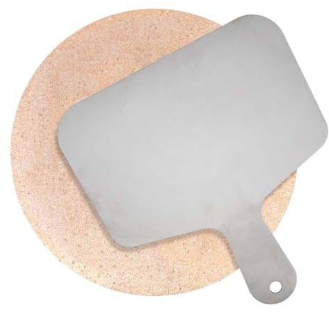 Pizzastein Rund [Ø 29x3 cm] - Passend für Weber Compact Kettle Grill, Grillzubehör - Für leckere Pizza vom Grill - Weber Grill, Zubehör, Ersatzteile