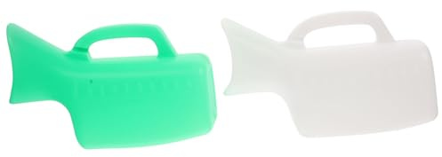 FRCOLOR 2stücke Wiederverwendbare Urinflasche Für Frauen Tragbares Outdoor-urinal Waschbare Pinkelflasche Für Damen Robustes Design Großes Fassungsvermögen Leicht Und Praktisch
