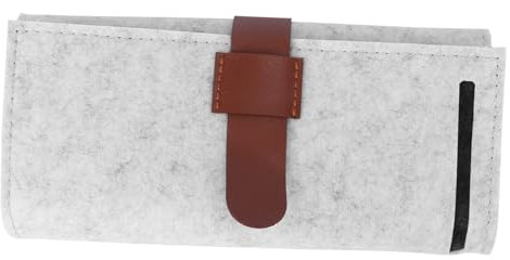 VALICLUD 1stück Multifunktionale Schmuckaufbewahrungstasche Aus Filz Für Ringe Ohrringe Und Halsketten Tragbar Und Elegant Für Reisen Und