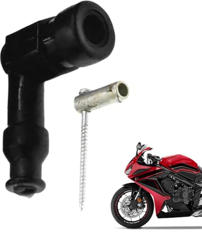 Connecteur de bougie d'allumage de moto | Connecteur de bougie d'allumage de moteur en caoutchouc étanche - Accessoires de moto multicolores sans résistance, pièce de rechange étanche à la poussière