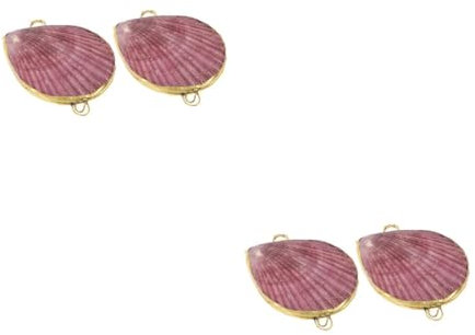 DEARMAMY 2Er-Box Shell- aufbewahrungsdose storage boxes aufbewarboxen Shell-Schmuckhalter Muschelring Aufbewahrungsbehältnisse für Schmuck Muschel-Schmucketui Metall