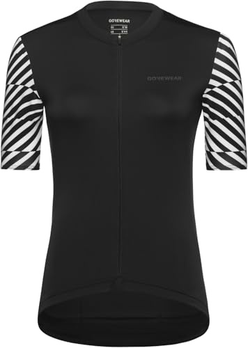 GOREWEAR Swiftride Optical Damen Fahrrad-Trikot, Kurzarm-Trikot mit auffälliger Grafik an den Ärmeln, Enganliegend