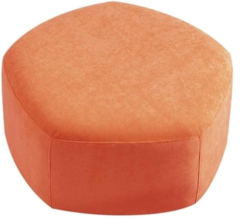 Poggiapiedi ottomano in tessuto per soggiorno con contenitore, piccolo sgabello basso per camera da letto, scarpa, panca con 2 misure e 5 colori tra cui scegliere