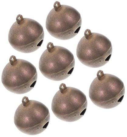 Toyvian 8stücke Mini-kupferglöckchen Für Hundehalsbänder Haustierglocke Glockenanhänger Für Katzenhalsbänder Kleine Glocke Kupferglöckchen Zum Basteln Vintage-glockenanhänger Für