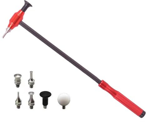 Outil de débosselage de carrosserie de voiture - Marteau de débosselage antidérapant avec pointe - Kit de réparation de bosses