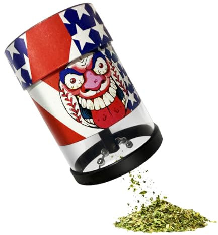 Green Trim - Grinder Electrico para Hierbas con Motor Mejorado - Molinillo Electrico, más Rapido que una Picadora Manual, Grinder 80mm,No se Atasca, Luz LED, Picadura Perfecta, Fácil Limpieza y Uso