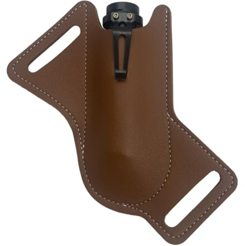 DIFLAX Messerscheide Gürtelschnalle, Leder Messerscheide für Gürtel, Taschenmesser Folding EDC Gürtel Messer Holster