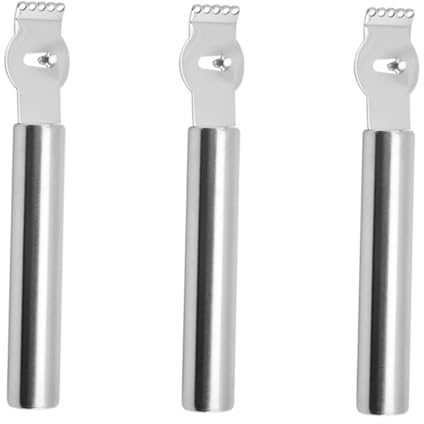 SMASOLO 3 piezas Rallador de Cítricos Inoxidable con Mango Ergonómico Pelador Multifuncional para y Queso Herramienta de Cocina Práctica y Duradera