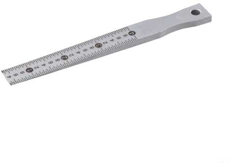 Spessimetro a cuneo per saldatura, in acciaio al carbonio cromato per una misurazione affidabile e precisa di spazi vuoti e fori in settore automobilistico e edile (0,2-4 mm)