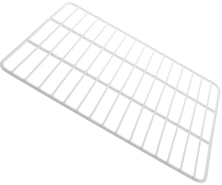 Garneck Ripiano Metallico per Congelatore 45X40 CM senza Protezioni Divisore a Griglia Regolabile per Frigorifero e Congelatore Organizer Salvaspazio per Conservazione Alimenti in