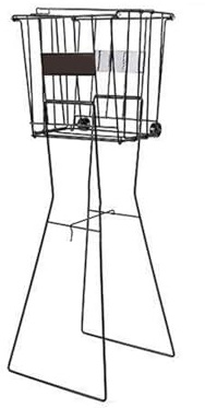 Canasta de Pelotas de Tenis con Ruedas — Recolector/recolector automático de Pelotas — Carro de Golf y Tenis — Alta Capacidad: Capacidad for 72 Pelotas