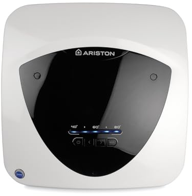 Ariston ANDRIS LUX ECO 10 L Oversink Electric Water Heater 2.5kW with A Titanium Enamelled Tank, A Class Erp Rating, Copper Heating Element, Manufactured To Be Installed In UK - 3100717