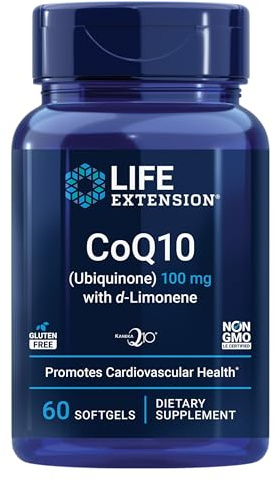 Superabsorberande CoQ10 (Ubiquinone) med d-citronen, 100 mg - 60 softgels