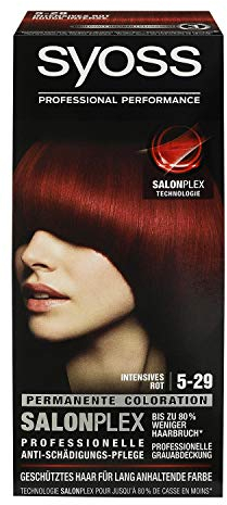 Syoss Haarfarbe, 5-29 Intensives Rot, 3er Pack (3 x 115 ml)