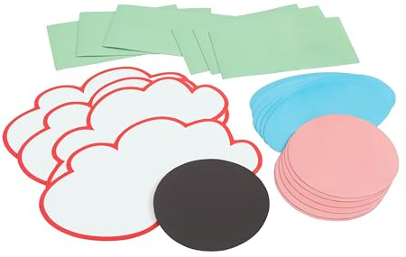 Betzold - Magnetisches Moderationskarten-Set, 22 Stück, abwischbar - Zubehör Präsentation