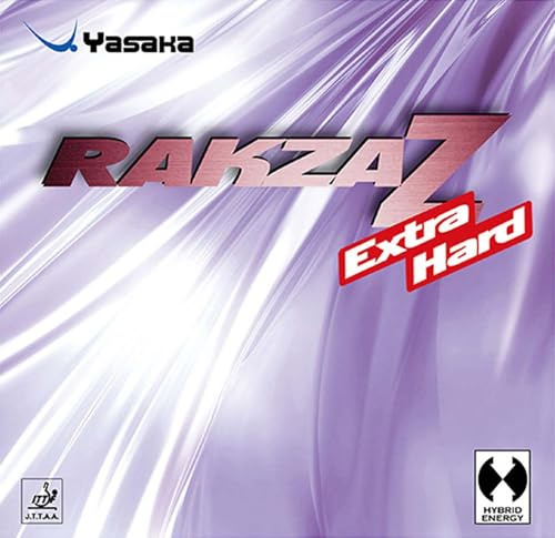 Yasaka Rakza Z Extra Hard Table Tennis Rubber, Ping Pong Rubber - Max Red