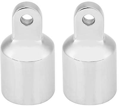 Bootsöse Endkappe, 2PCS Bimini Edelstahl Marine Eye End Top Cap Hardware Fitting 1