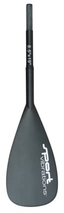 Sport Vibrations® SV® Semi-Paddelblatt 8'5 100% FullCarbon für Kajak-Funktion passend für 3tlg. SV® FullCarbon SUP Paddel - nur 370 Gramm - inkl. ABS Schlagschutz