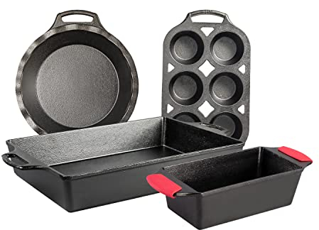 LODGE Baker's Favorites Set (BW9PIE,BW13C,BW8LP,BW6MFN, ASBG41)