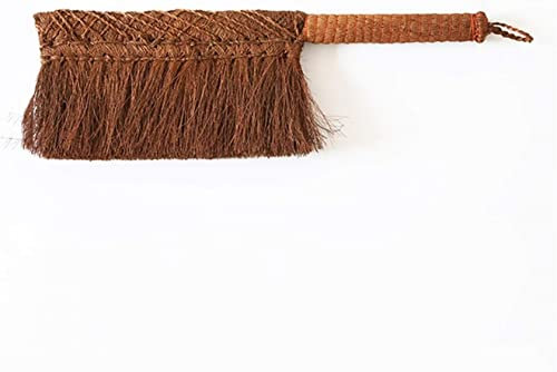 RAKUTE Set Staubwedel Naturbraun Seide Handbesen Antistatische Staubbürste Hotel Familienkleidung Staub Haare Sofa Bettlaken Bettdecke Teppichreinigungsgriff Staubtücher Bürsten