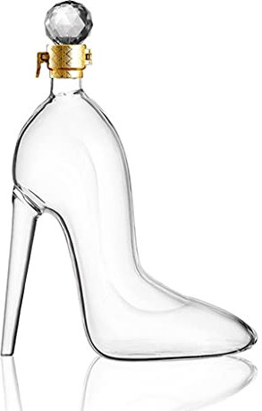 350 ml High Heels Form Dekanter Luxuriöse Kristall Rotwein Brandy Champagner Gläser Dekanter Flasche Bar Nachtclub Trinken