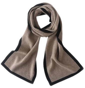Damen Kaschmir 162 * 26 Schal Herbst und Winter Solide Weiche Warme Strickschals, Lila Fleece-Farbe, Einheitsgröße