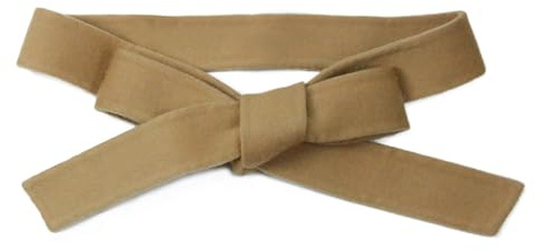 Inzegao Ersatz-Wollmantel, Gürtel, weich, handgefertigt, Wolle, Taillengürtel, Schärpe für Wolltrench-Tweed-Mantel, Erbsenmantel, Übermantel