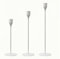Bougeoir pour Bougies bâton Ensemble de 3 pièces, 33/28/23 cm bougeoir bâton (3, Blanc)