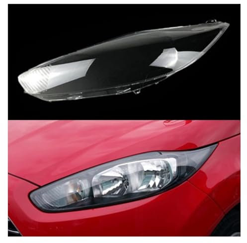 ZDDYUU Transparente Auto Front Scheinwerfer für Ford Fiesta 2013-2015, Abdeckung Scheinwerfer Shell Transparent Lampenschirm Headlight Lampshade,1 Piece Right