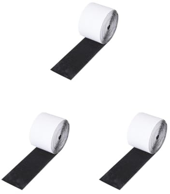 Siepificius 3 Set Electric Guitar Effects Pedal Board Mounting Tape Hook Loop Grip Roll Instrument Supplies 5 cm 2m Type 02