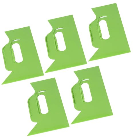 5 raspadores de masilla, herramienta flexible de raspador de pintura para papel pintado, espátula, espátula, espátula